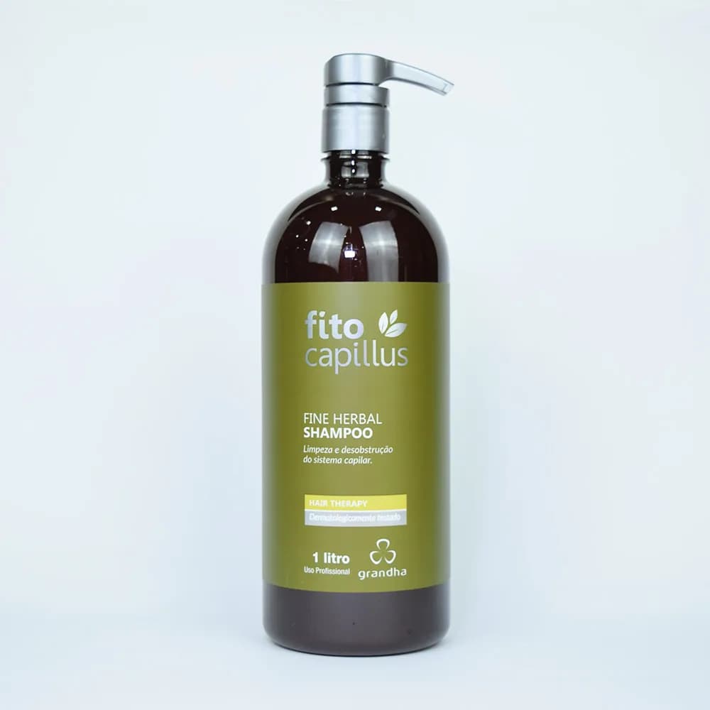 Fine Herbal Shampoo 1 L - Imagem 1